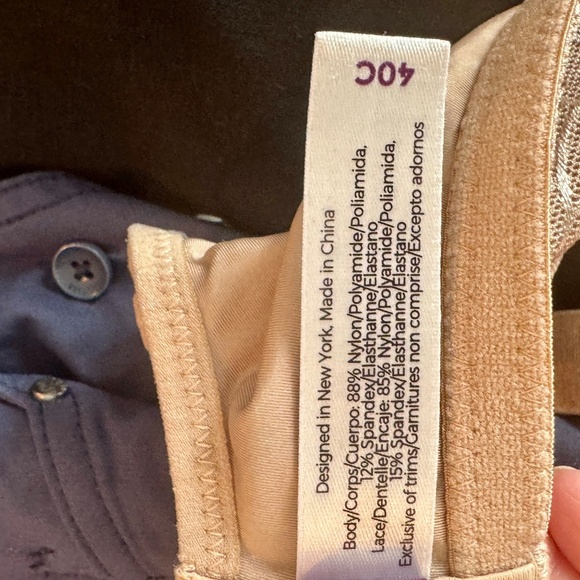 Adore Me Reba Unlined Plus Bra 40C Taupe - Picture 7 of 8